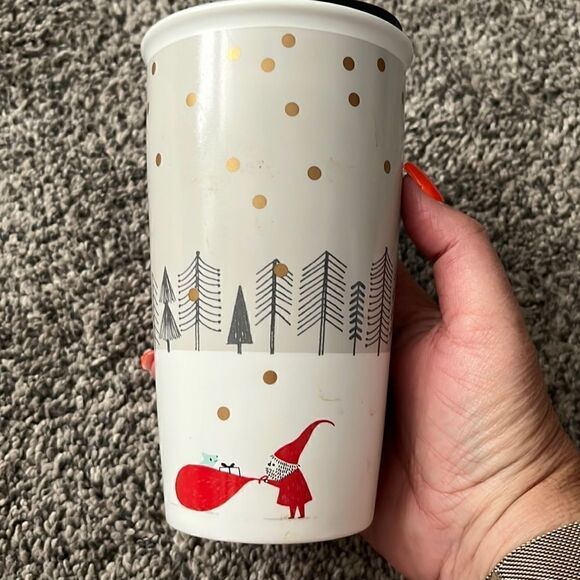 Starbucks Other - Starbucks - Christmas Ceramic Cup - Tall - 12 Oz